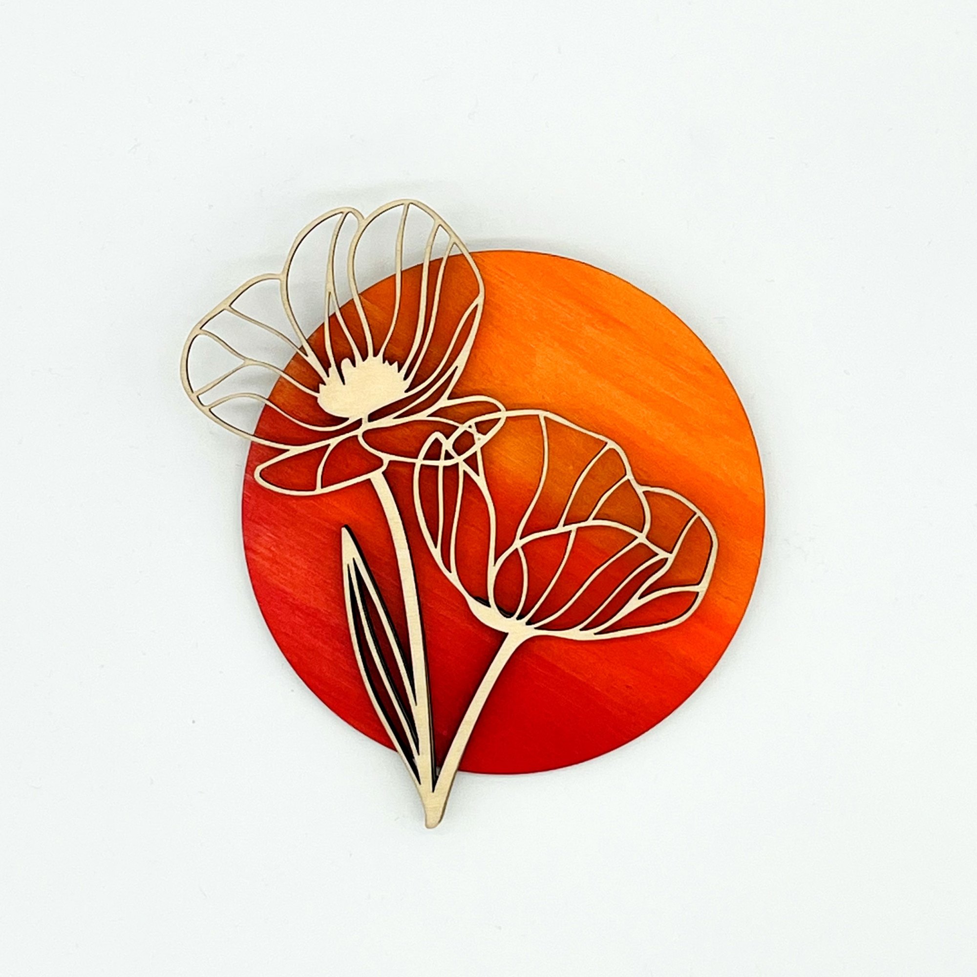 Fleurmurale coquelicot petite